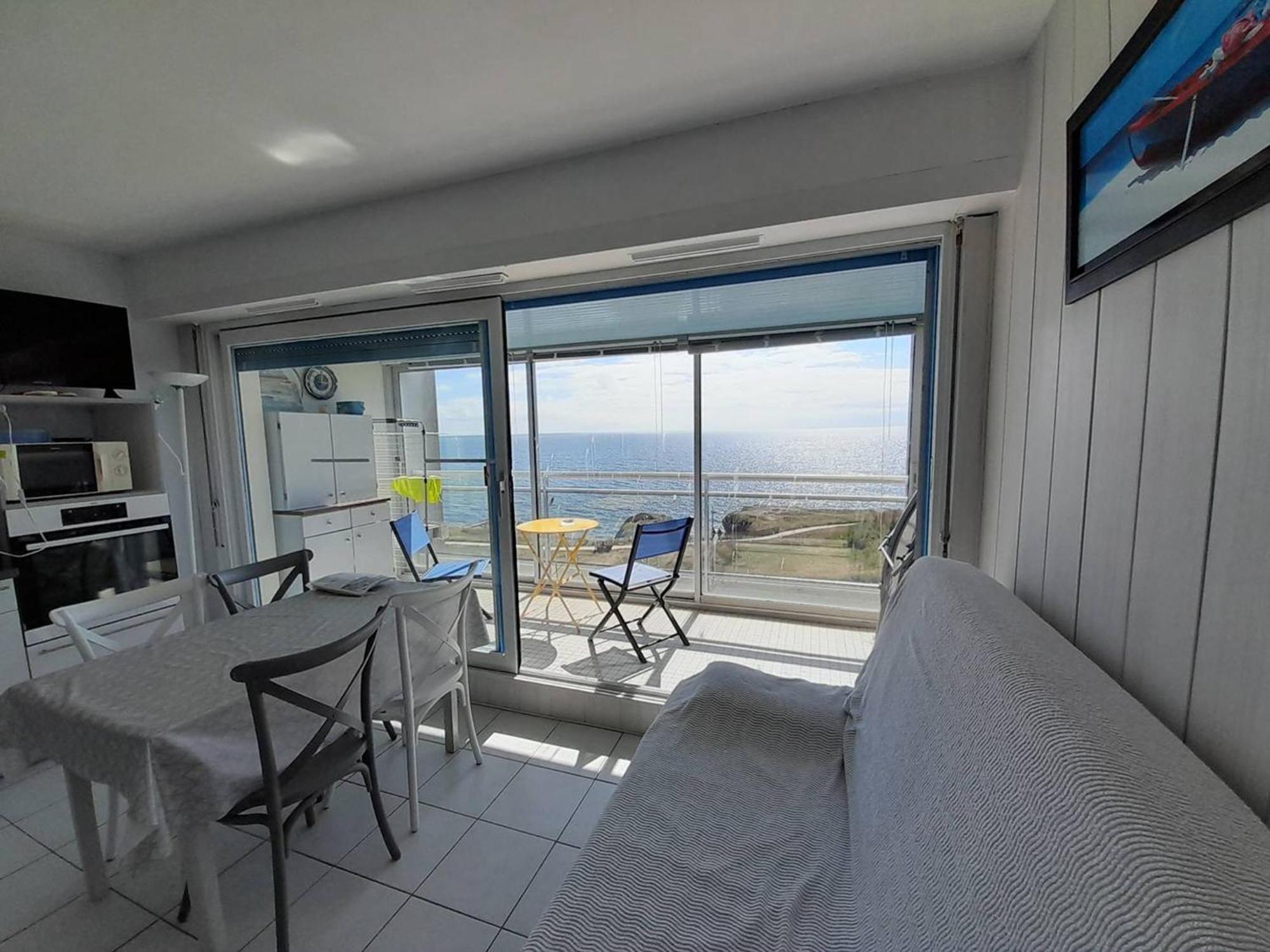 Studio Face Mer Avec Balcon-Veranda, Parking Prive, Criques A Proximite, Accueil Petits Chiens - Fr-1-324-32 Saint-Hilaire-de-Riez Dış mekan fotoğraf